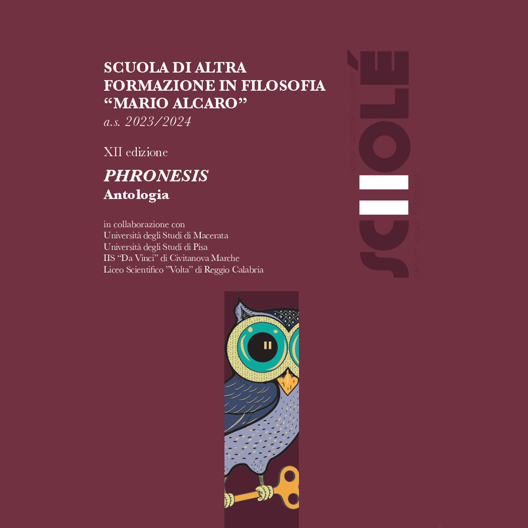 Scuola "Alcaro" XII edizione - "Phronesis": al via i seminari di filosofia nelle scuole