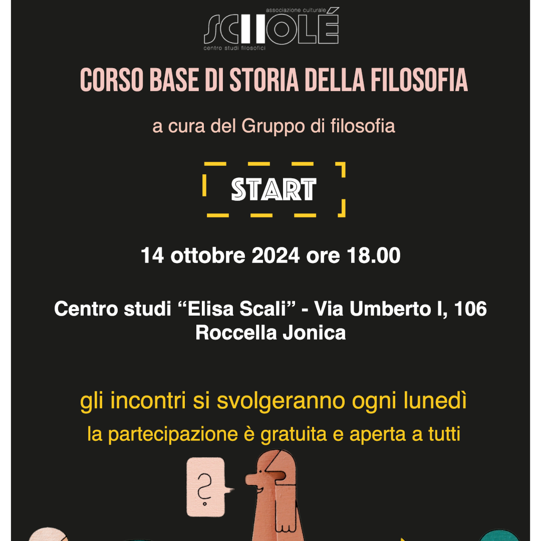 Corso base di Storia della Filosofia - Sesta edizione 