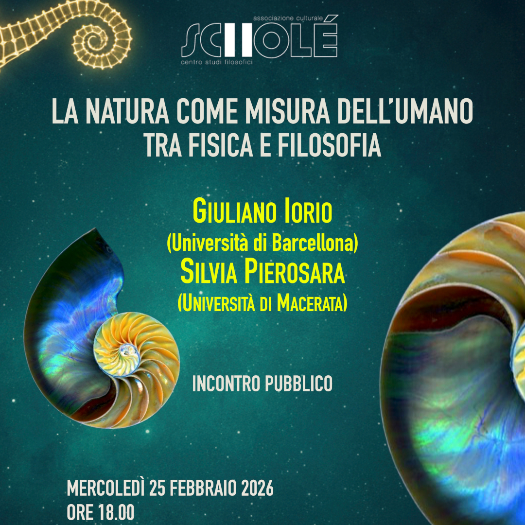 La natura come misura dell'umano: incontro con Iorio e Pierosara il 25/02 