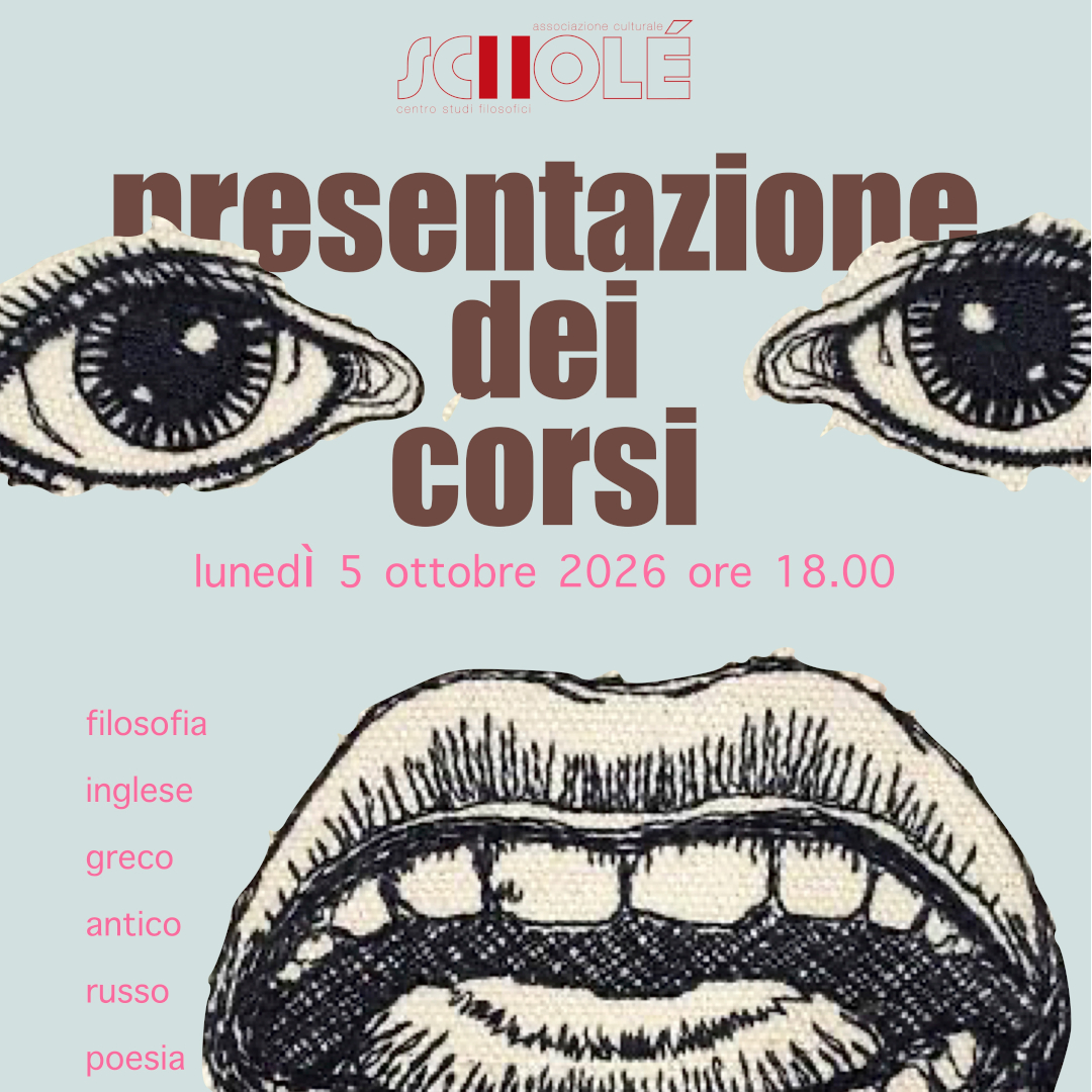 Presentazione dei corsi per l'anno sociale 26/27